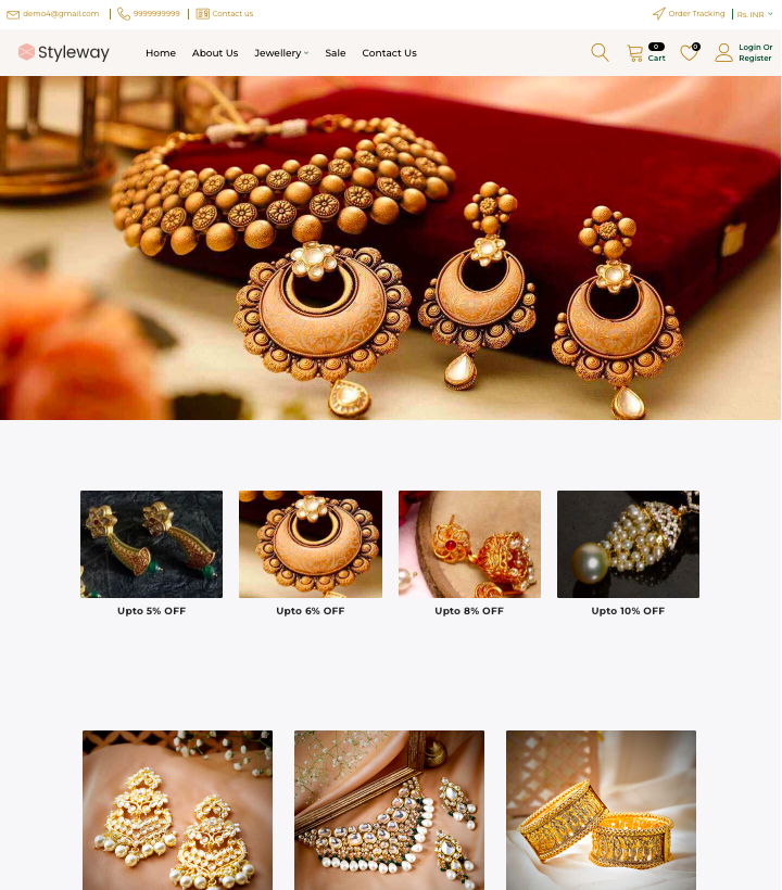  Jewelry Fashion Ecommerce Template