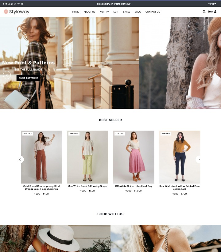 7. Fashion - Sustainable & Eco-Friendly Fashion Template
