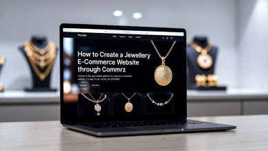 How to Create a Jewellery E-Commerce Website through Commrz
