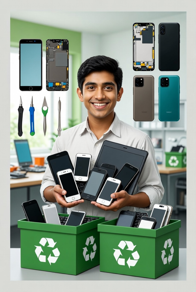 12 Unique Business Ideas: E-waste collection and mobile laptop refurbishing business