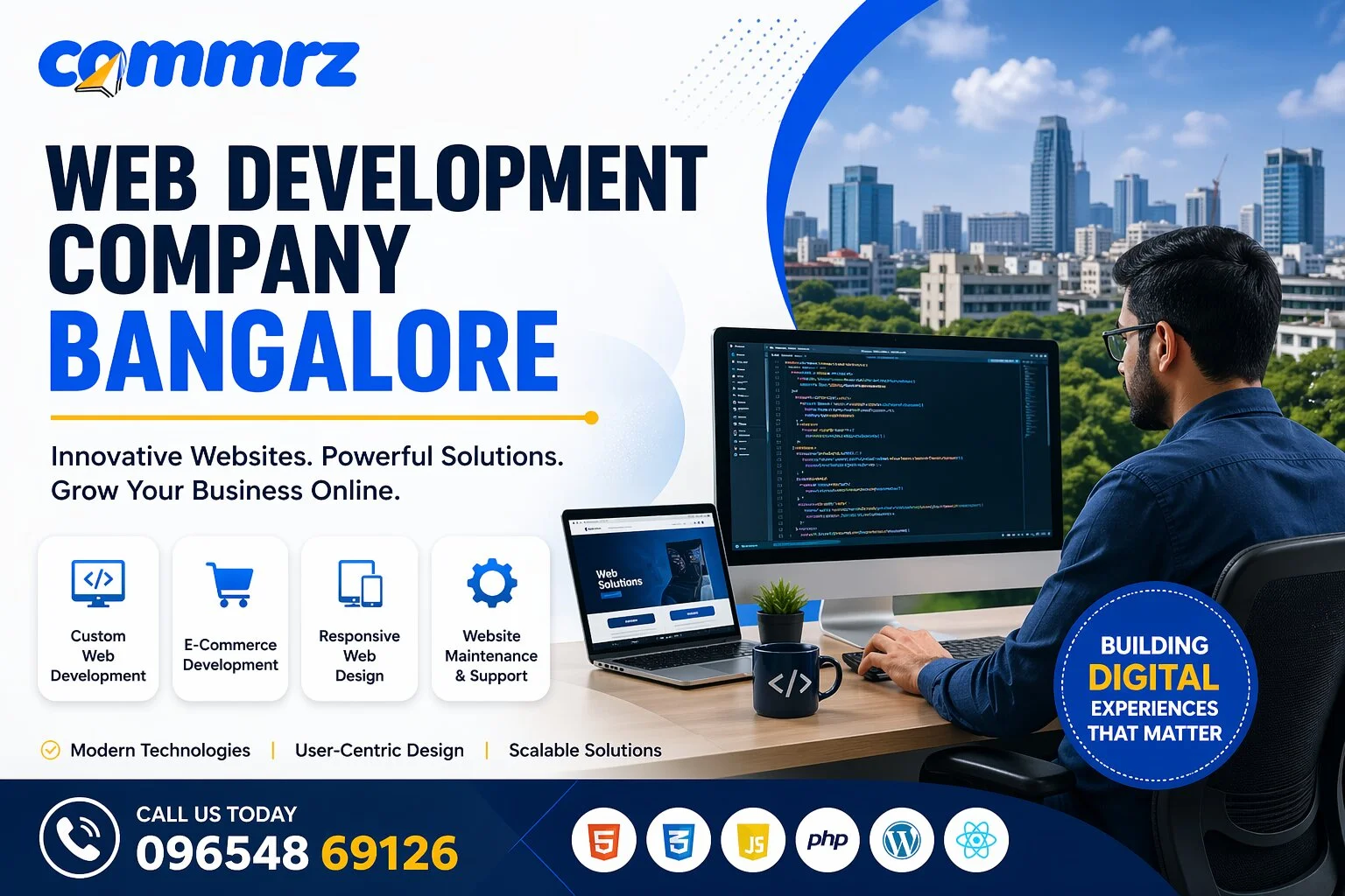 Best Web Development Company in Bangalore – Why Commrz Web Builder
