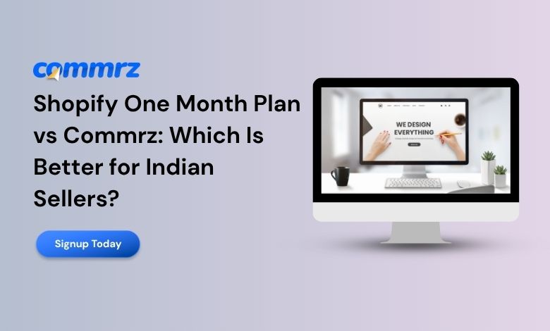 Shopify One Month Plan vs Commrz