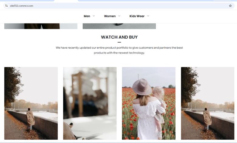 online clothing store website