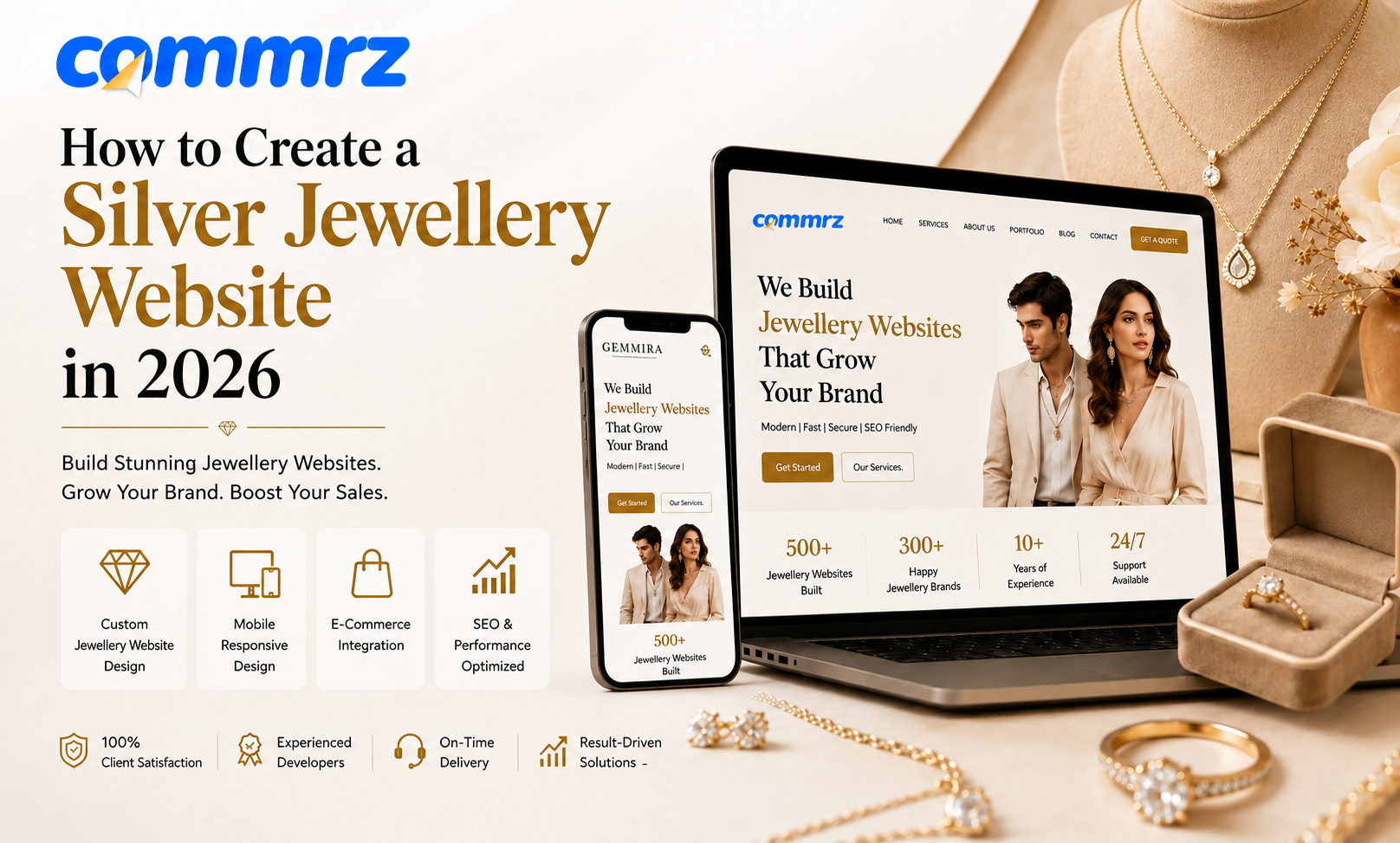 How to make Silver Jelwellery website