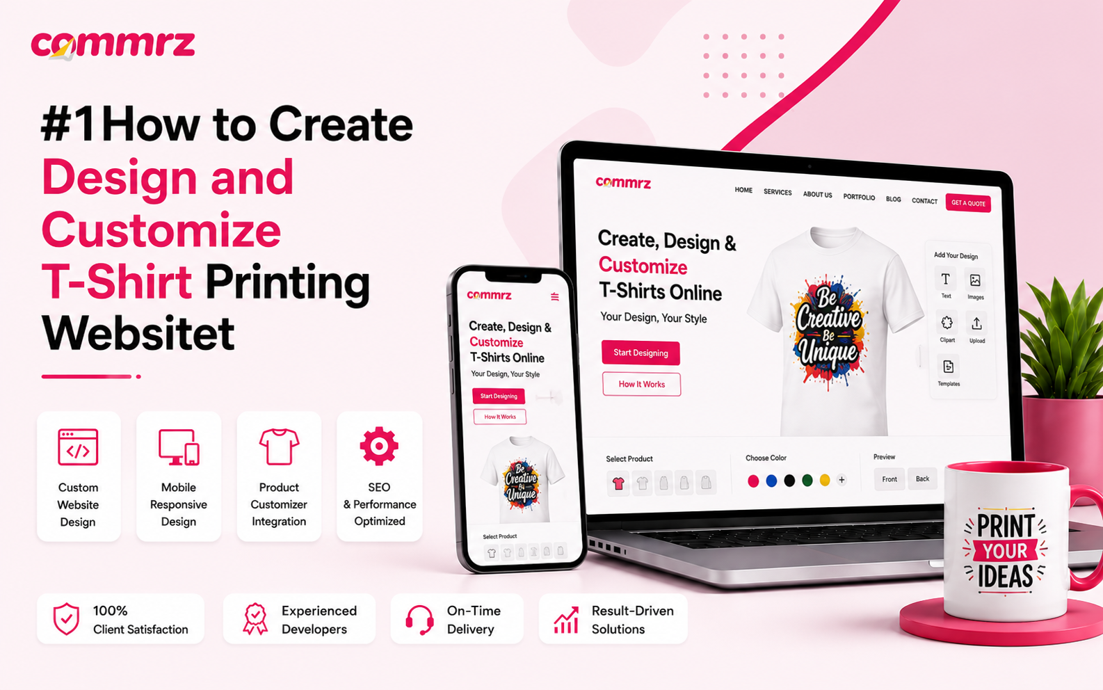 Custom T-Shirt Printing Website