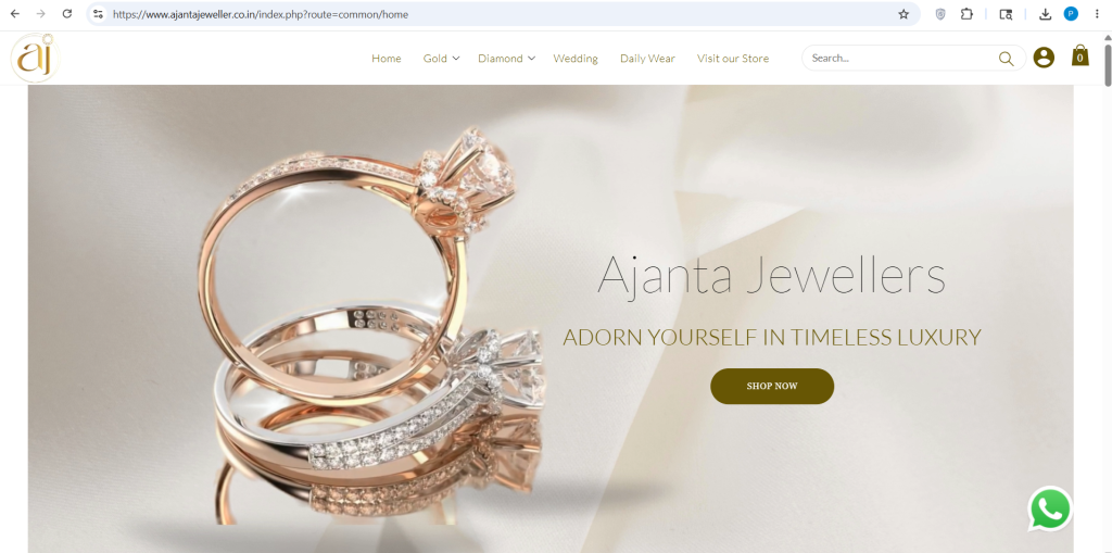 Gold Jewellery Website