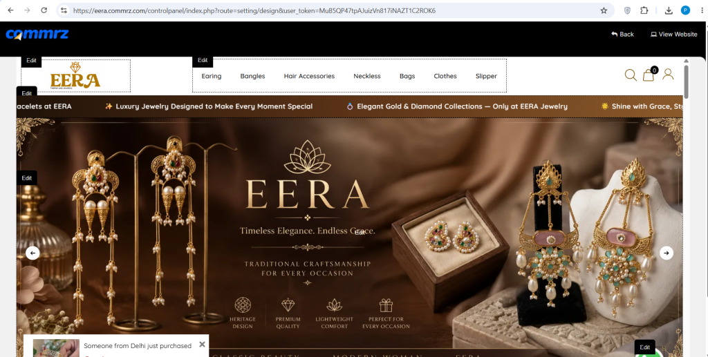 ecommerce website design