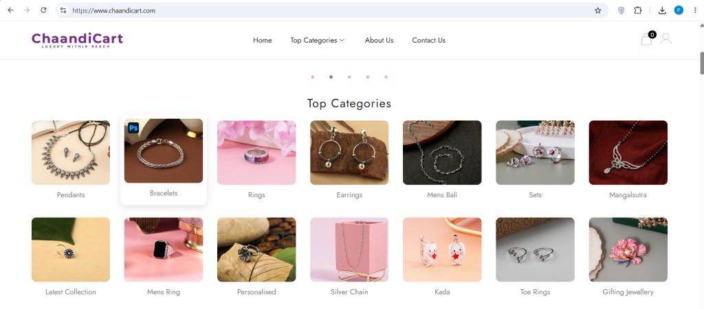 Best Jewellery Website Design for Online Jewellery Store