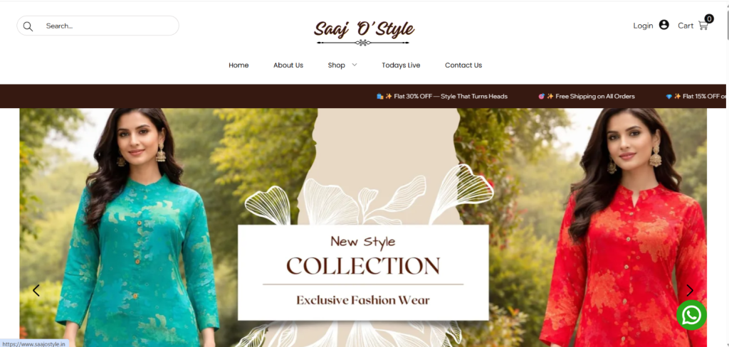 Clothing Website Builder
