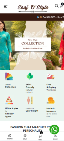 clothing ecommerce platform