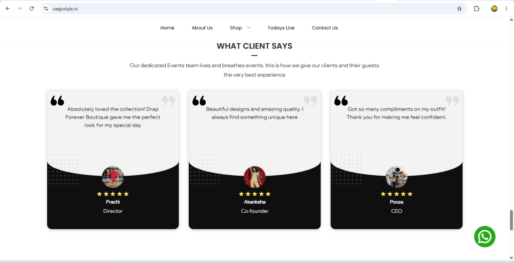 how to make a clothing website