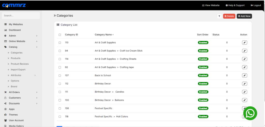 Clothing Website Builder