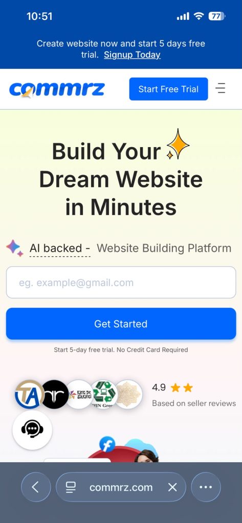 mobile view